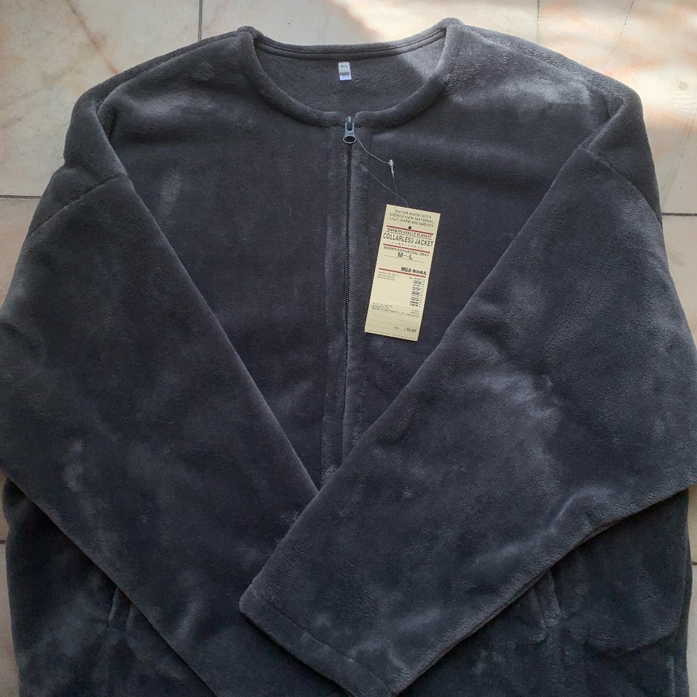Soft Collarless Jacket